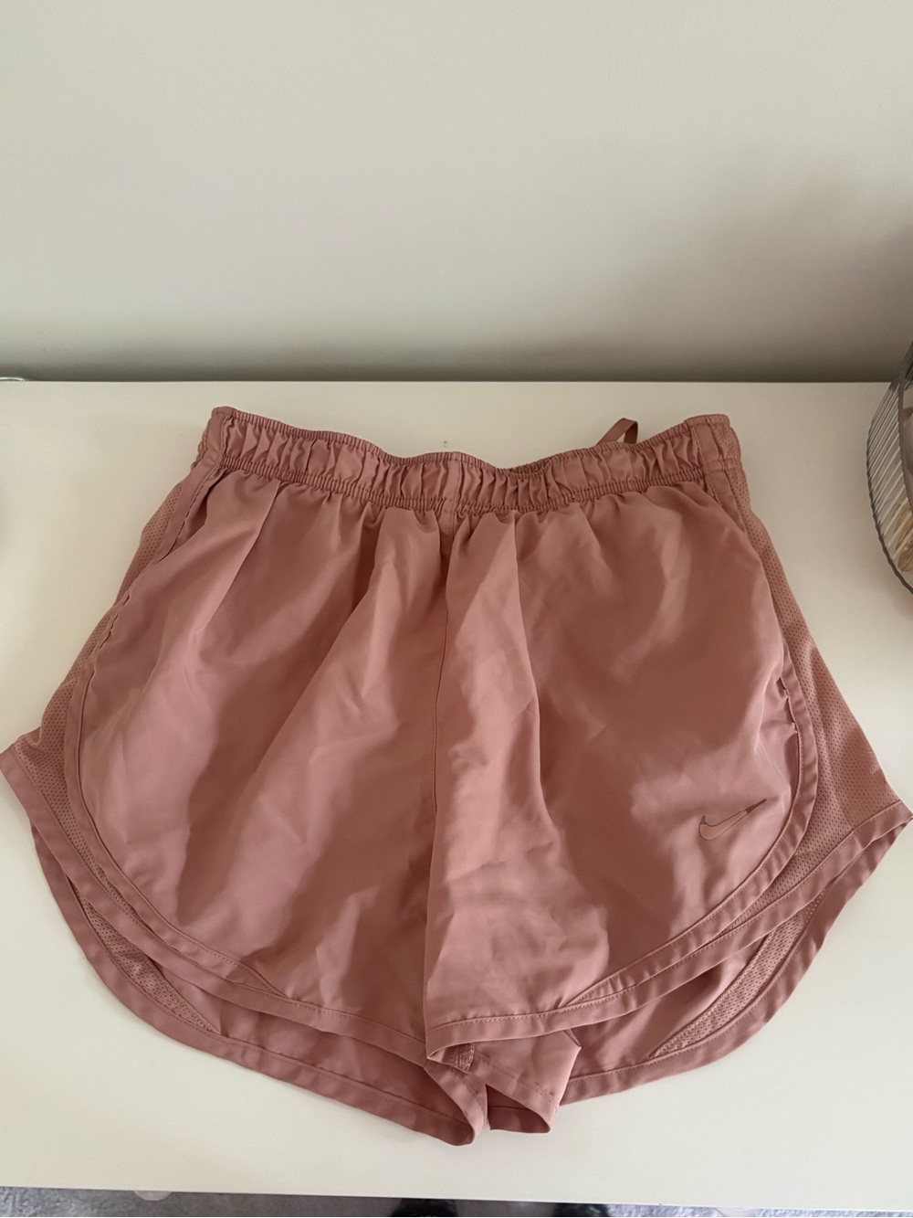 Nike Tempo Women’s Dusty Rose Athletic Shorts - Lightweight Run Shorts